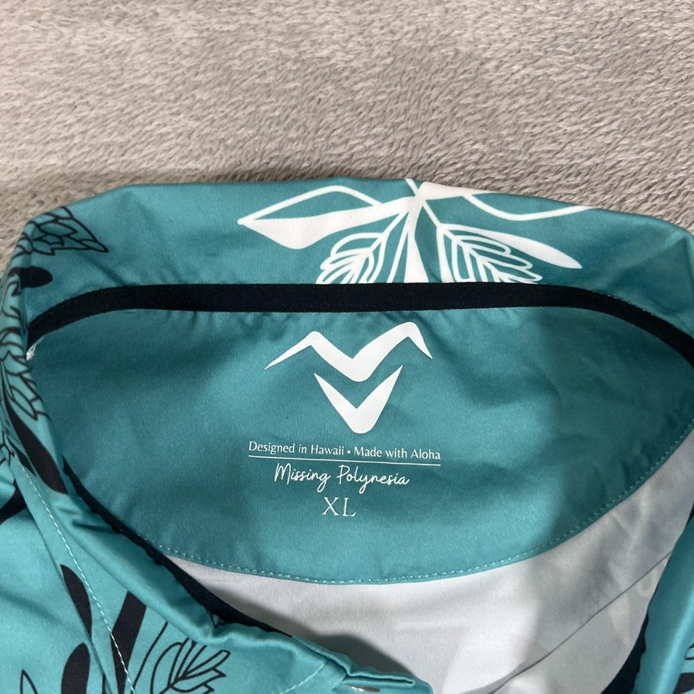 Missing Polynesia Performance Polo Shirt Mens Xl … - image 4